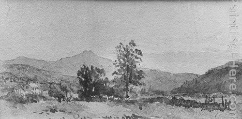 John William Hill Three Views, No. 1 Mount Washington from Shelburn, New Hampshire